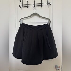 J. Crew Women’s Pleated Active Skort Black Size Large NWT